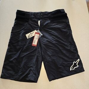 Alpinestars Black Drop 4.0 Biking Shorts Size 36 NWT